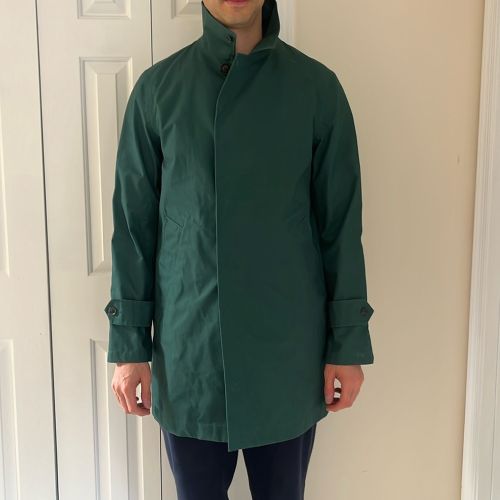 Nanamica soutien coat large green